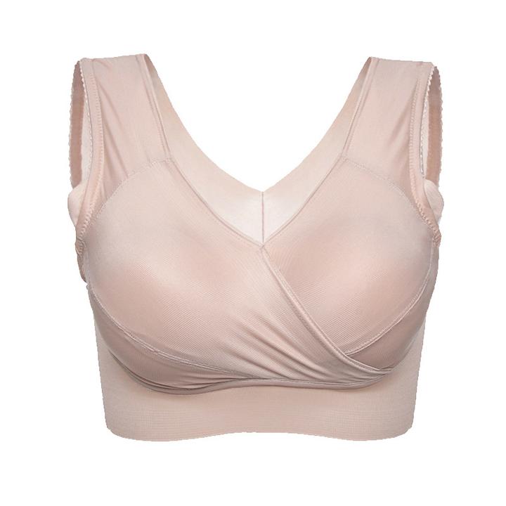 Oversized Soft Silk Push Up Bra