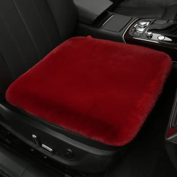 Plush Car Seat Cushion