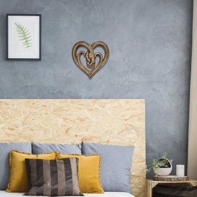 🎁-49%OFF-🔥Heart Holding Hands Wall Decor - Forever Love