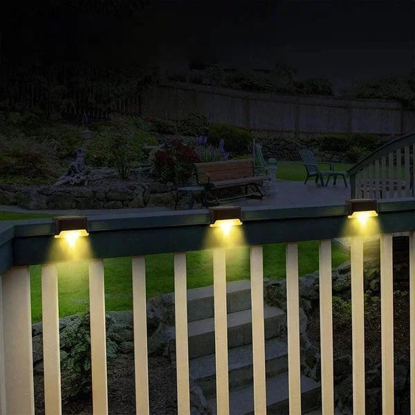 LED Solar Lamp Path Staircase Outdoor Waterproof Wall Light