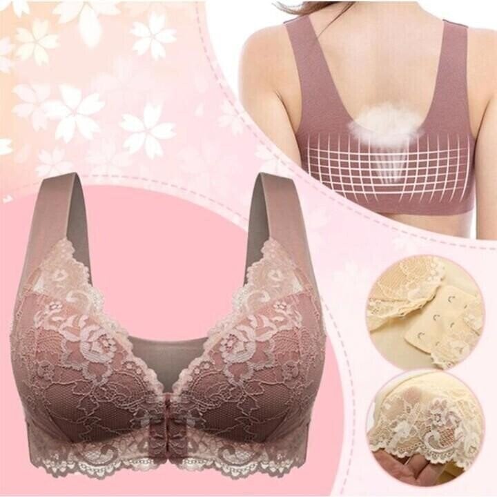 🔥BUY 1 GET 2 FREE😲- 3PCS*Front Closure 5D Beauty Back Sports Comfy Bra