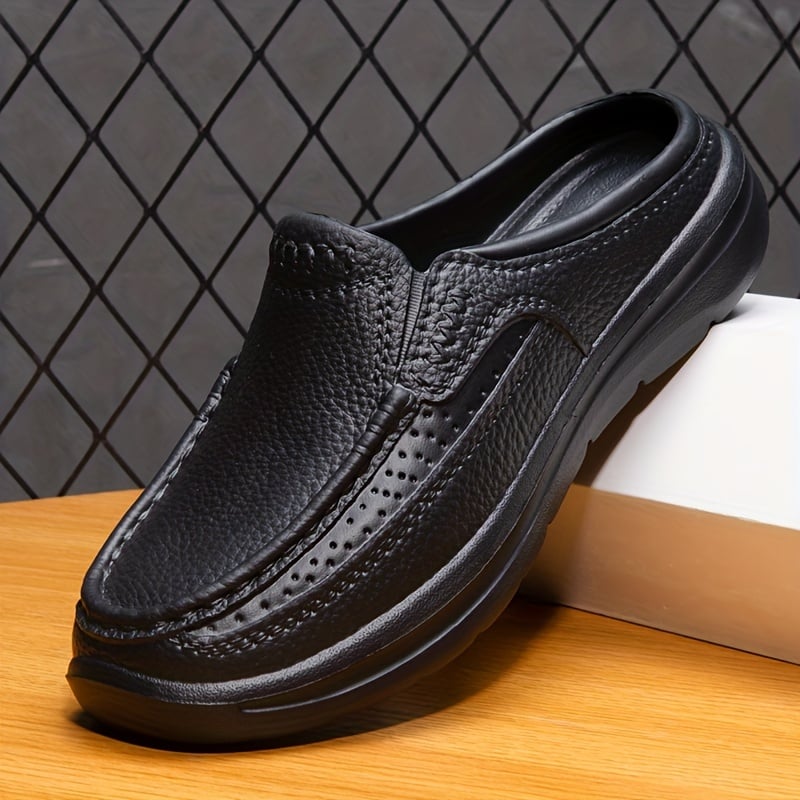 Men's Slip-On Mules - Wear-resistant Non-Slip Comfy Casual Shoes