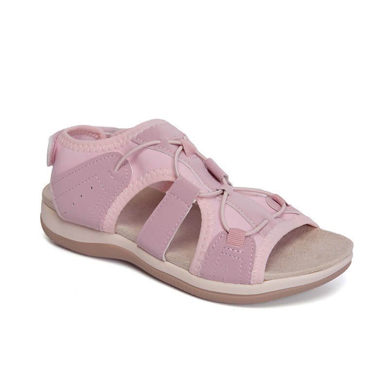 Beach sandals female low gang round head