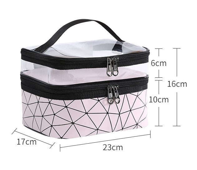 🔥 🔥Double-layer Cosmetic Bag