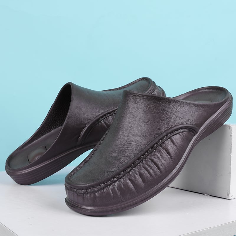 Men's Slip-On Mules - Wear-resistant Non-Slip Comfy Casual Shoes