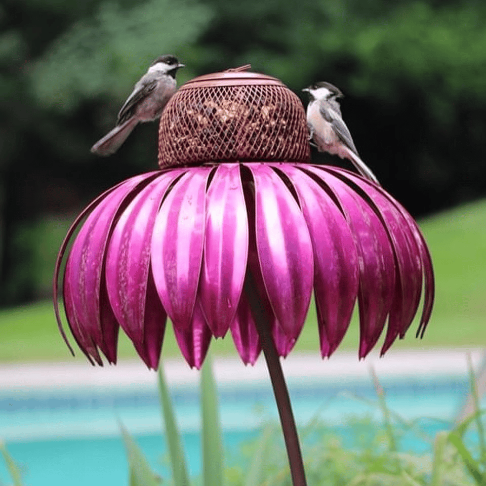 🔥Pink Coneflower Bird Feeder