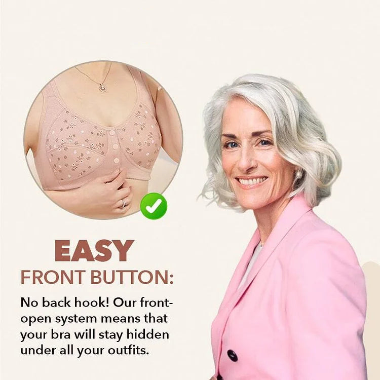 🔥80% OFF - Comfortable & Convenient Front Button Bra