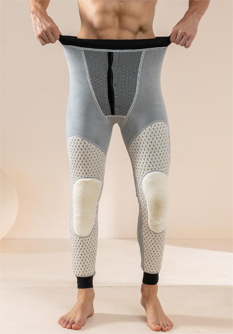 🔥Winter Lamb Wool Plus Velvet Thickened Graphene Heating Knee Pads Warm Pants