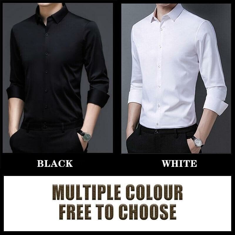 BREATHABLE HIGH ELASTICITY ANTI-WRINKLE SHIRT(2 pcs Free Shipping)