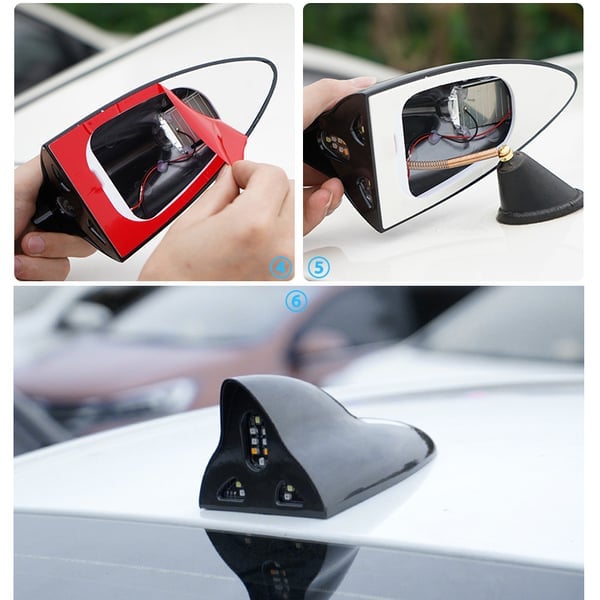 Car Shark Fin Warning Light Antenna