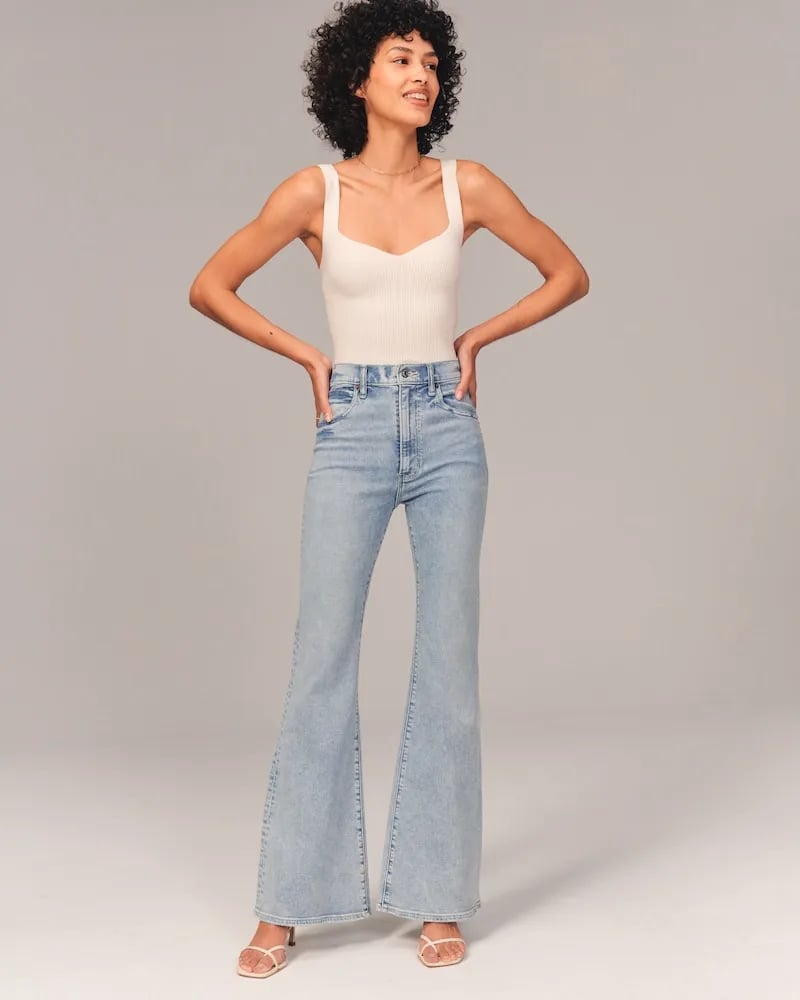 ⭐Women’s Spring 2024⭐ Ultra High Rise Stretch Flare Jean