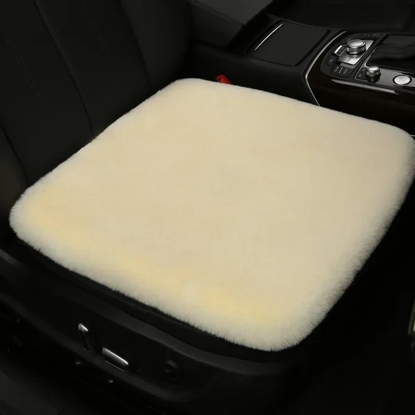 Plush Car Seat Cushion