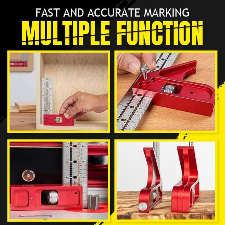 Woodworking Tool Adjustable Sliding Ruler