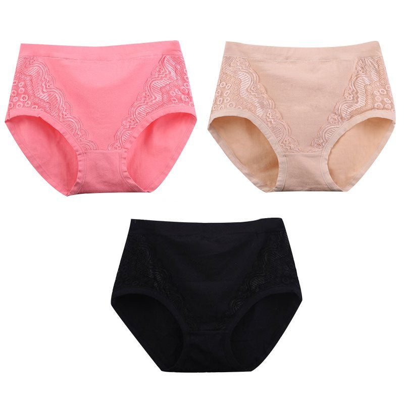 2023 Plus Size High Waist Leak Proof Cotton Panties - Hot Sale 48% OFF