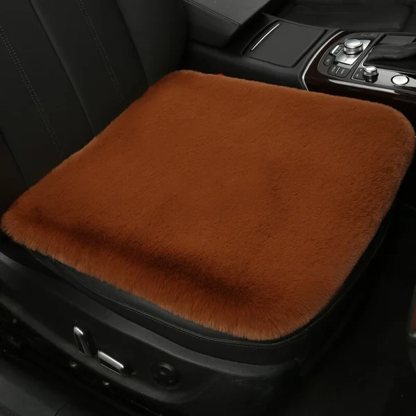 Plush Car Seat Cushion