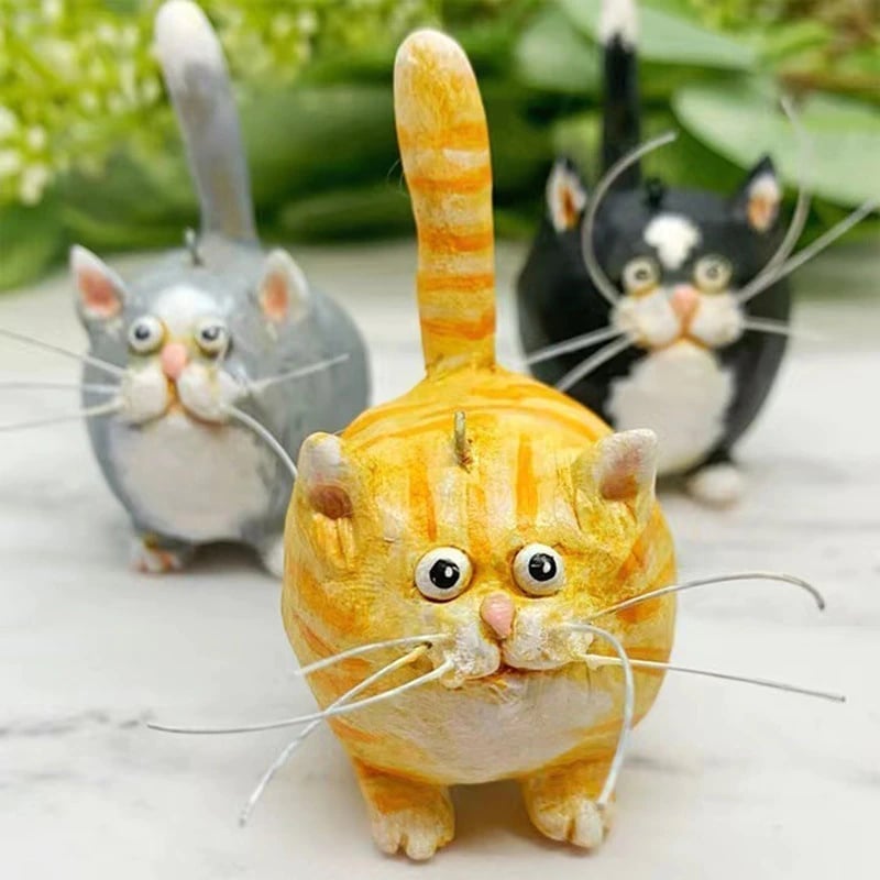 Sale - 49% OFF🎁Kitty Miniature Sculpture