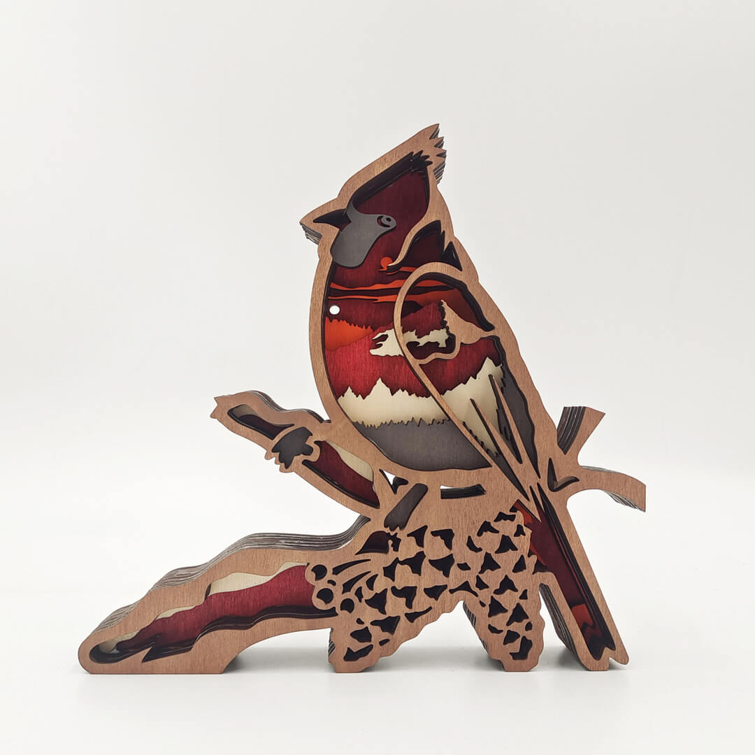 3D Wooden Carving Handcraft