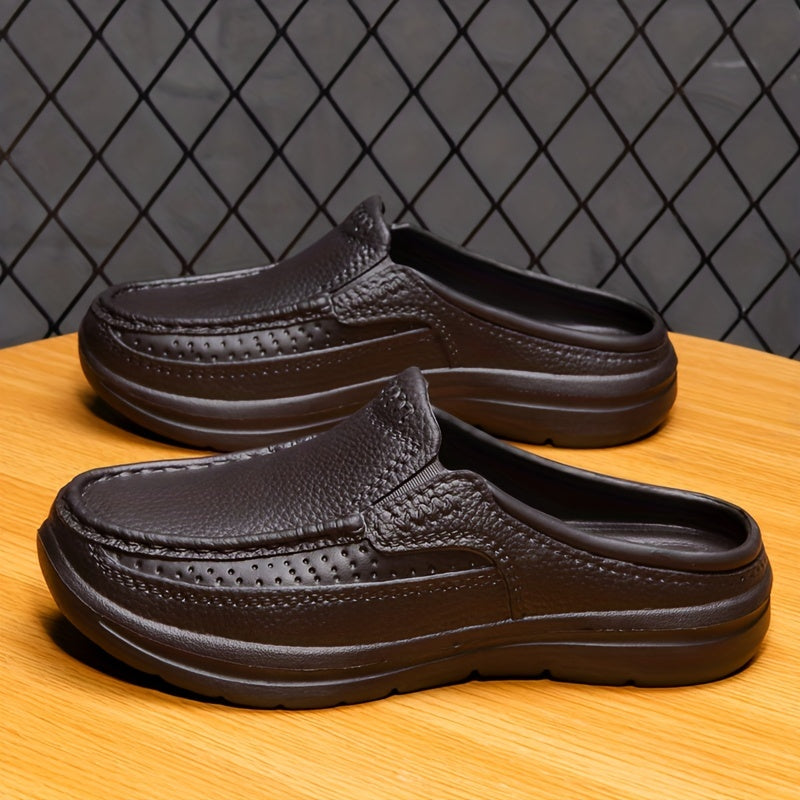 Men's Slip-On Mules - Wear-resistant Non-Slip Comfy Casual Shoes